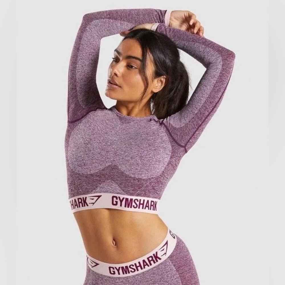 ✨ Gymshark Flex Long Sleeve Crop Top XS ✨
